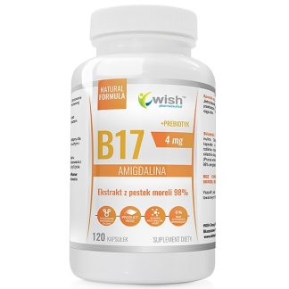 AMYGDALIN 4MG APRICOT KEEL EXTRACT + PREBIOTIC PRODUCT VEGE 120 CAPSULES ❌ არ არის რეკომენდებული ❌