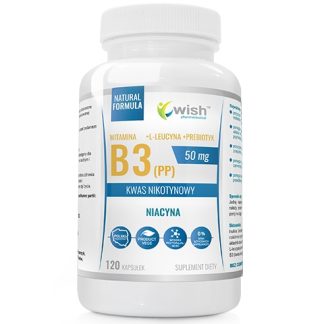 NIACIN VITAMIN B3 (PP) 50MG NICOTINIC ACID + PREBIOTIC 120 CAPSULES PRODUCT VEGE ❌ არ არის რეკომენდებული ❌