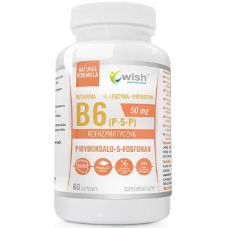 VITAMIN B6 P-5-P 50MG COENZYMATIC + PREBIOTIC 60 CAPSULES FOR VEGANS ❌ არ არის რეკომენდებული ❌