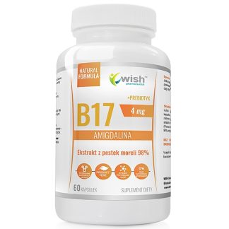 AMYGDALIN 4MG APRICOT SEED EXTRACT + PREBIOTIC PRODUCT VEGE 60 CAPSULE ❌ არ არის რეკომენდებული ❌