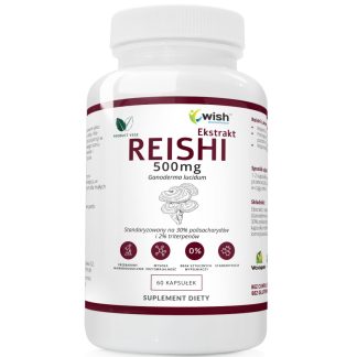REISHI EXTRACT 500MG EXTRACT FROM THE FRUITING REISHI MUSHROOMS 60 CAPSULES PRODUCT VEGE ❌ არ არის რეკომენდებული ❌