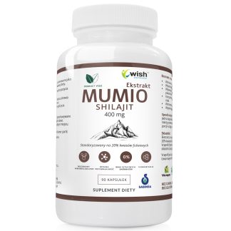MUMIO HIMALAYAN 400MG SHILAJIT EXTRACT 90 CAPSULES PRODUCT VEGE ❌ არ არის რეკომენდებული ❌
