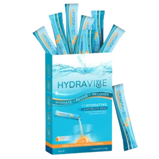 Hydravive Rapid Rehydration Electrolytes Powder - 21 Pack Orange ❌ არ არის რეკომენდებული ❌