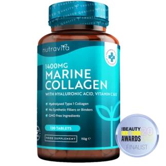 Hydrolysed Marine Collagen with Hyaluronic Acid 1400mg ❌ არ არის რეკომენდებული ❌