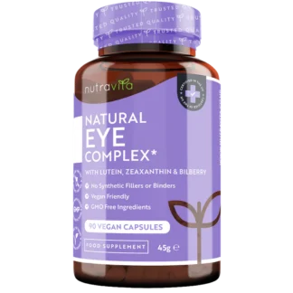 Natural Eye Complex 90 Vegan Capsules with Bilberry, Lutein & Zeaxanthin ❌ არ არის რეკომენდებული ❌