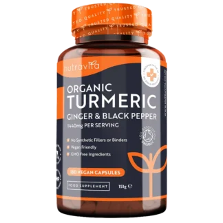 Organic Turmeric with Black Pepper & Ginger ❌ არ არის რეკომენდებული ❌