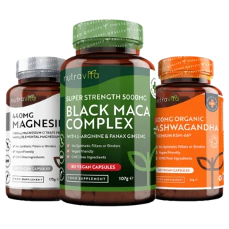 Stress Balance Bundle with Magnesium, Ashwagandha & Maca Root ❌ არ არის რეკომენდებული ❌