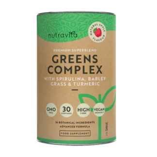 Super Greens Powder Complex - Natural Apple Flavour ❌ არ არის რეკომენდებული ❌