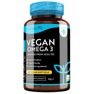 Vegan Omega 3 with 600mg DHA & 300mg EPA ❌ არ არის რეკომენდებული ❌