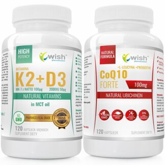 COENZYME Q10 + K2 100MCG MK-7 SET WITH NATTO + D3 50MCG 2000IU IN MCT OIL ❌ არ არის რეკომენდებული ❌