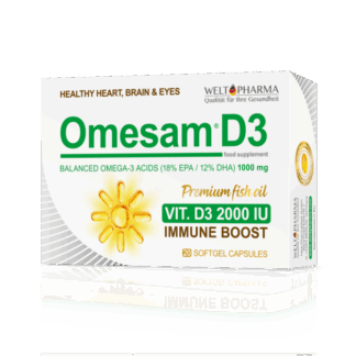 Omesam D3 2000 IU - WELTPHARMA ❌ არ არის რეკომენდებული ❌