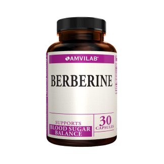 ბერბერინი 30 კაფსულა ამვილაბი - Amvilab ❌ არ არის რეკომენდებული ❌