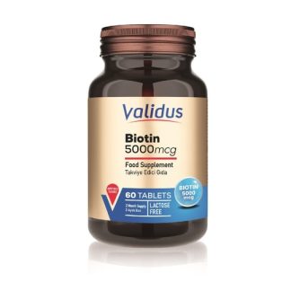 Validus Biotin 5000 mcg 60 Tablets ❌ არ არის რეკომენდებული ❌