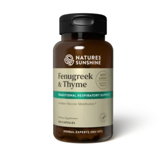 Fenugreek & Thyme Upper Respiratory Relief Supplement ❌️ არ არის რეკომენდებული ❌