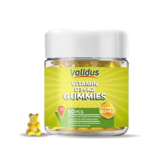 Validus Vitamin D3 1000 IU + K2 60 Gummies ❌ არ არის რეკომენდებული ❌