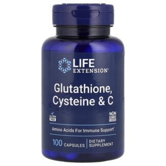 Glutathione, Cysteine & C, 100 Capsules ❌️ არ არის რეკომენდებული ❌️