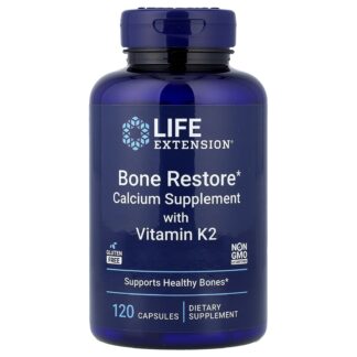 Bone Restore, Calcium Supplement with Vitamin K2, 120 Capsules ❌️ არ არის რეკომენდებული ❌️