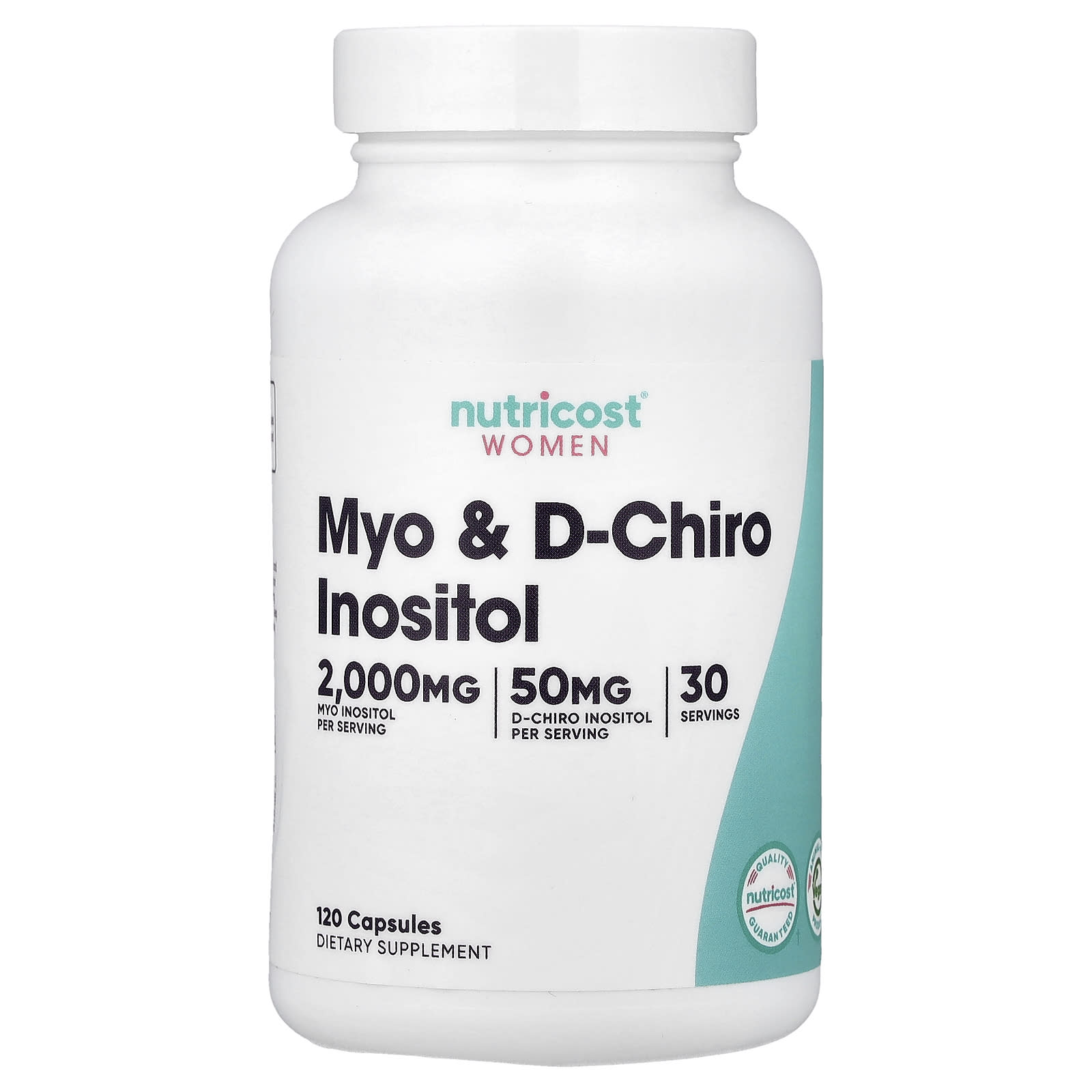Women, Myo & D-Chiro Inositol, 120 Capsules ❌️ არ არის რეკომენდებული ❌️