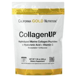CollagenUP®, Hydrolyzed Marine Collagen Peptides with Hyaluronic Acid and Vitamin C, Unflavored, 7.26 oz (206 g) ❌️ არ არის რეკომენდებული ❌️