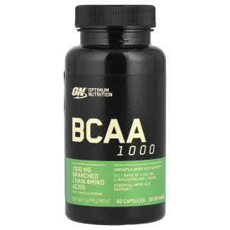 BCAA 1000, 60 Capsules (500 mg per Capsule) ❌️ არ არის რეკომენდებული ❌️