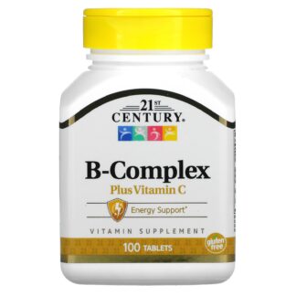 B-Complex Plus Vitamin C, 100 Tablets ❌️ არ არის რეკომენდებული ❌️