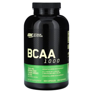 BCAA 1000, 400 Capsules (500 mg per Capsule) ❌️ არ არის რეკომენდებული ❌️