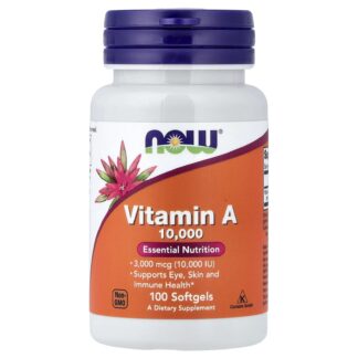 Vitamin A, 3,000 mcg (10,000 IU), 100 Softgels ❌️ არ არის რეკომენდებული ❌️