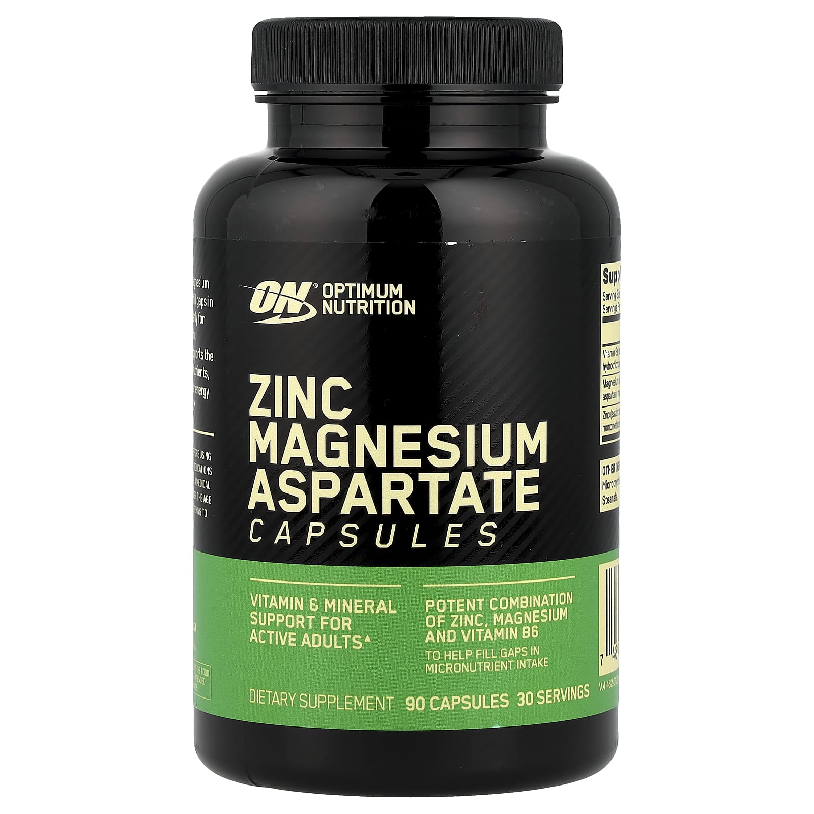 Zinc Magnesium Aspartate, 90 Capsules ❌️ არ არის რეკომენდებული ❌️