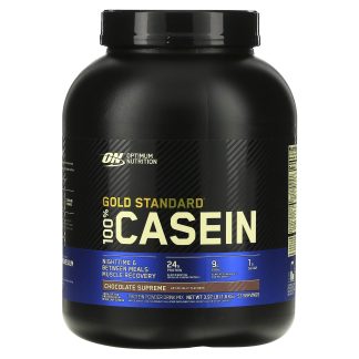 Gold Standard® 100% Casein, Chocolate Supreme, 3.97 lb (1.8 kg) ❌️ არ არის რეკომენდებული ❌️